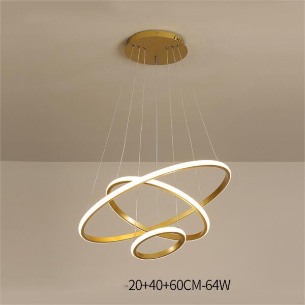 Living Room Chandelier Dining Room Lamp Intelligent Simple Household Chandelier - Image 6