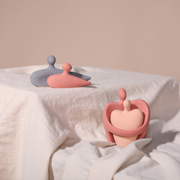 Home Creative Minimalistic Abstraction Couple Decoration - Image 2