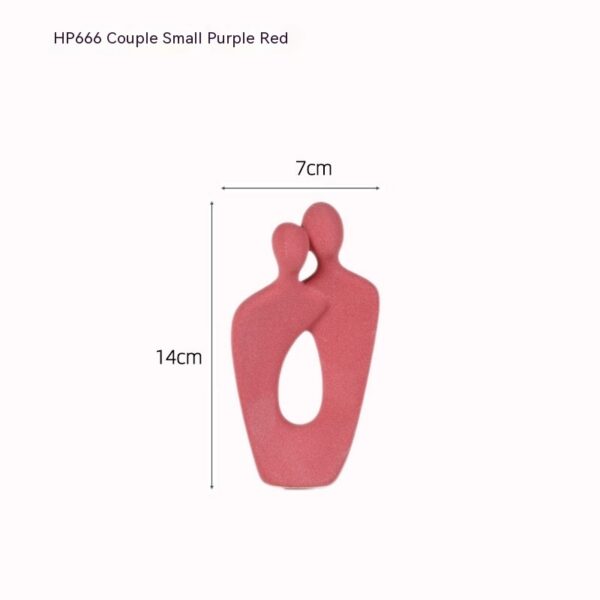 Home Creative Minimalistic Abstraction Couple Decoration - Image 8