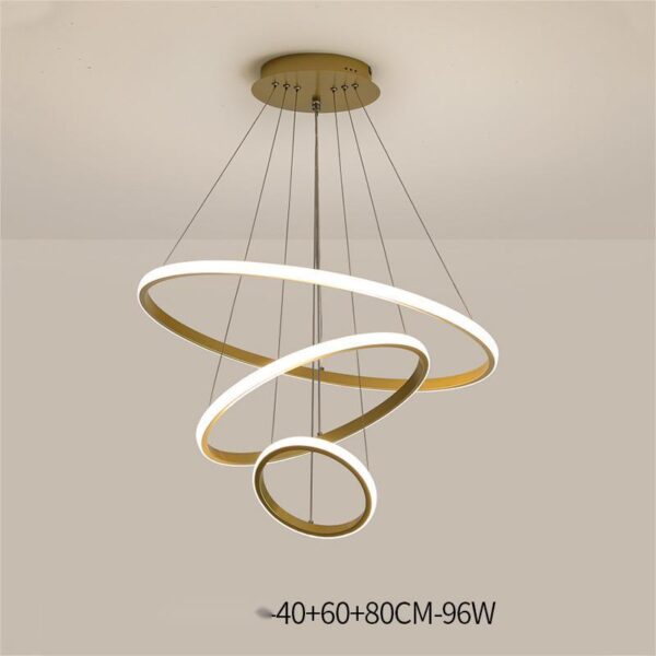 Living Room Chandelier Dining Room Lamp Intelligent Simple Household Chandelier - Image 3